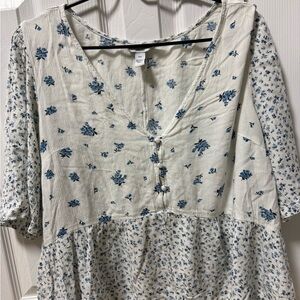 Floral Print Women's Top